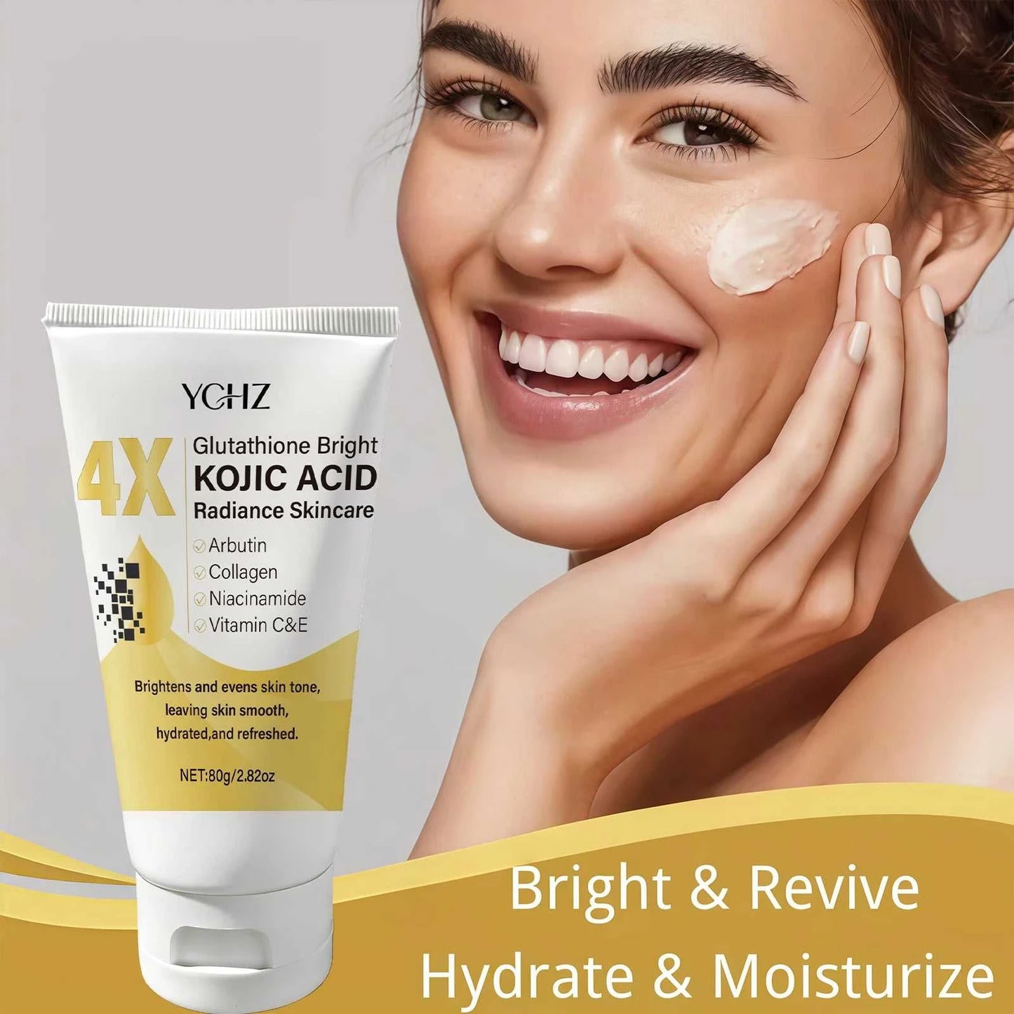 Kojic Acid Face Cream Evens Out Skin Tone, Eliminates Dark Spots and Dullness - Non-Greasy, Suitable for Both Men and Women - Whitening and Moisturizing Cream, for Day and Night Use Éditions Traditions & Modernité Inc. 185980834;20260611;1781193694yZksk