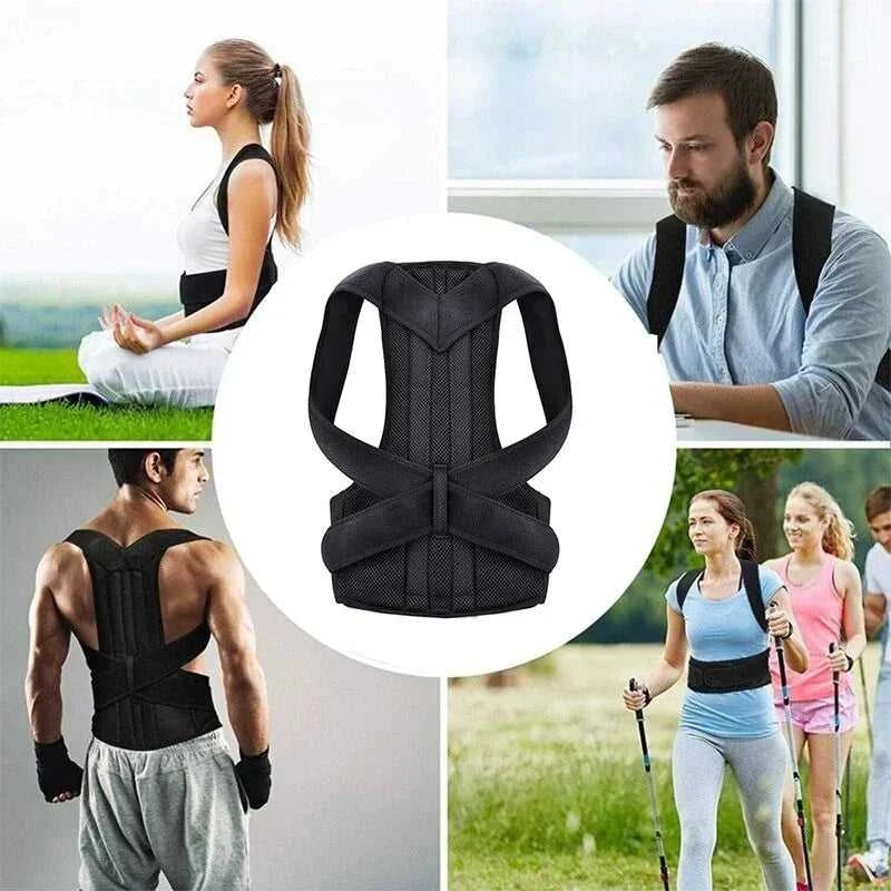 Reinforced Belt Lumbar Column Posture Corrector Vest Adjustable Back Support Strap Shoulder Spine Brace Neck Stretcher Trainer Éditions Traditions & Modernité Inc. 185981008;20260611;1781193740fXXDJ