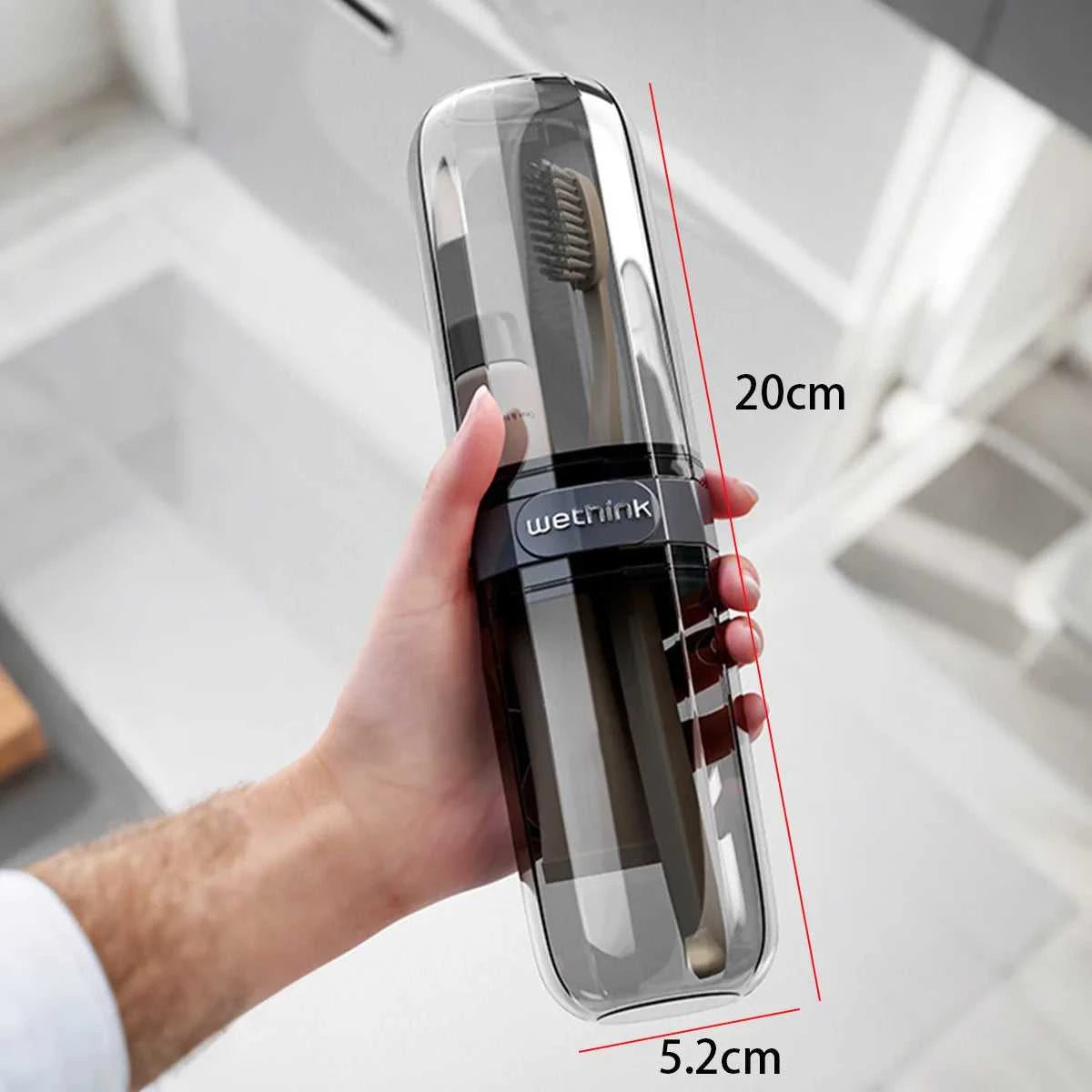 Portable Toothpaste Toothbrush Protect Holder Case Travel Camping Storage Box Protect Toothbrush Toothpaste from Dirt and Damage Éditions Traditions & Modernité Inc. 186083543;20260613;1781386351zn2z4
