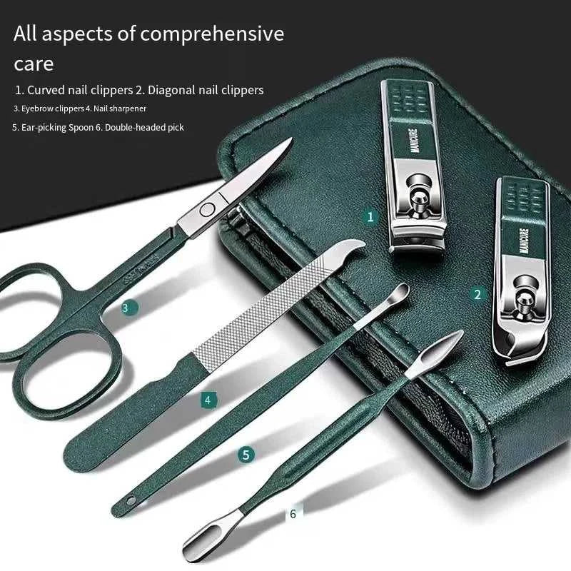 Nail Scissors Set Household High End Mens And Womens Special Nail Clippers Manicure Beauty Tools 6 Piece Portable Household Éditions Traditions & Modernité Inc. 185980385;20260611;1781193611VyCoi