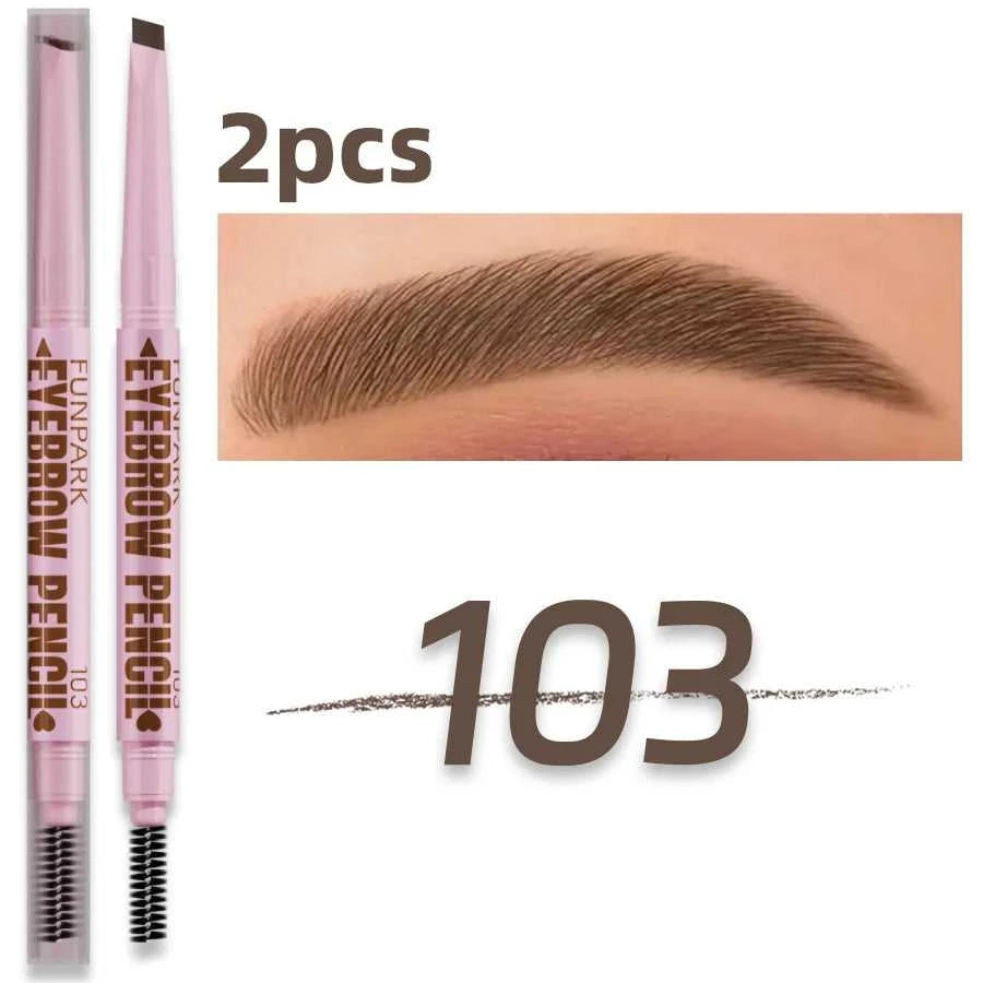 2 in1 Eyebrow pencil professional Cosmetics makeup for women 5 Colors Waterproof Eyebrow Tattoo brush Long Lasting eyebrow pen Éditions Traditions & Modernité Inc. 185980678;20260611;17811936575dnsX