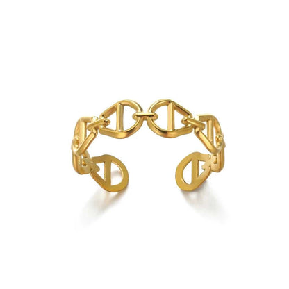 316L Stainless Steel Rings for Women Gold Color Never Fade Luxury Classic rings wedding couple rings Jewelry Free Shipping Éditions Traditions & Modernité Inc. 186727648;20260628;17826904053M55t
