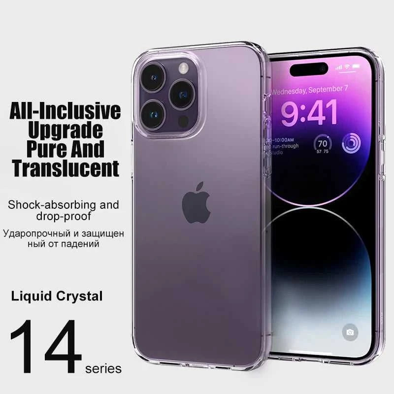 Luxury Clear Silicone Phone Case For iPhone 16 15 14 13 12 11 Pro Max XR X XS 7 8 Plus Shockproof Transparent Bumper Back Cover Éditions Traditions & Modernité Inc. 185981349;20260611;17811938182rAAh