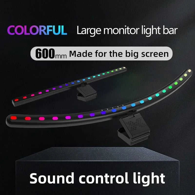 Eye-Care 60cm Curved Monitor Screen Light LED Desk Lamp RGB Backlight USB Night Light Dimmable Table Lamp For Reading Gamming Éditions Traditions & Modernité Inc. 184322600;2026054;1777904363yf1fo
