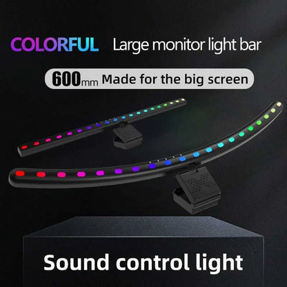 Eye-Care 60cm Curved Monitor Screen Light LED Desk Lamp RGB Backlight USB Night Light Dimmable Table Lamp For Reading Gamming Éditions Traditions & Modernité Inc. 184322600;2026054;1777904363yf1fo
