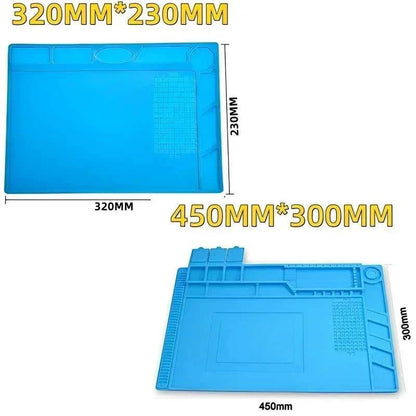 Magnetic Mat Silicone Repair Mat Circuit Board Soldering Pad Heat Resistant 932°F Anti-Static for ESD Iron Phone Repair Éditions Traditions & Modernité Inc. 185981086;20260611;1781193776HEJwA