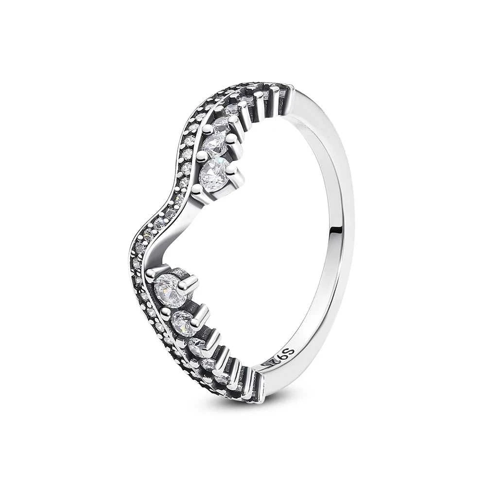 Original 925 Sterling Silver Ring Love Heart Pave CZ Crystal Stackable Rings For Women Wedding Engagement Birthday Gift Jewelry Éditions Traditions & Modernité Inc. 186727150;20260628;1782690174gCmc6