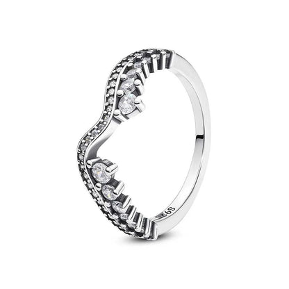 Original 925 Sterling Silver Ring Love Heart Pave CZ Crystal Stackable Rings For Women Wedding Engagement Birthday Gift Jewelry Éditions Traditions & Modernité Inc. 186727150;20260628;1782690174gCmc6