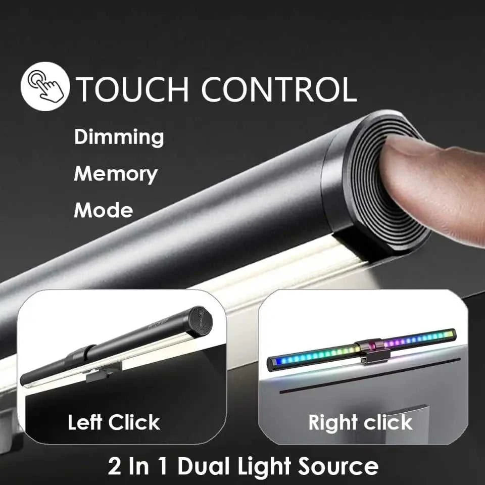 Eye Care Monitor Light Bar with RGB Gaming Lighting