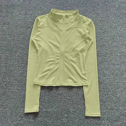 Women Sport Jacket Long Sleeve Shirt Workout Coat Gym Training Clothing Yoga Sportswear Éditions Traditions & Modernité Inc. 185982250;20260611;17811938662qotb