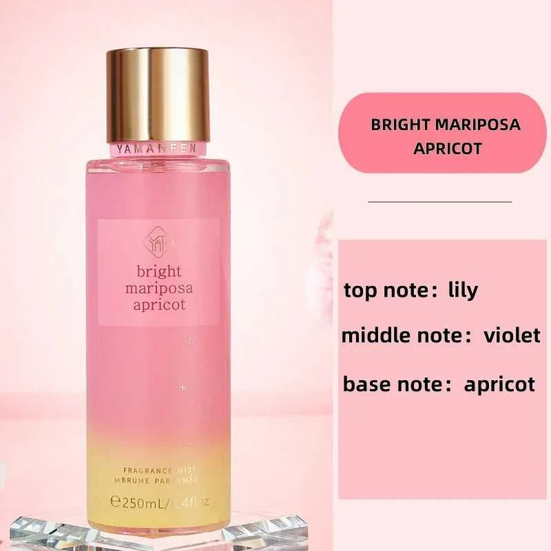Victoria Body Spray Perfume For Women Lasting Light Fragrance 250ml Floral Fruity Scent Blooming Splash Fragrance Mist Parfum