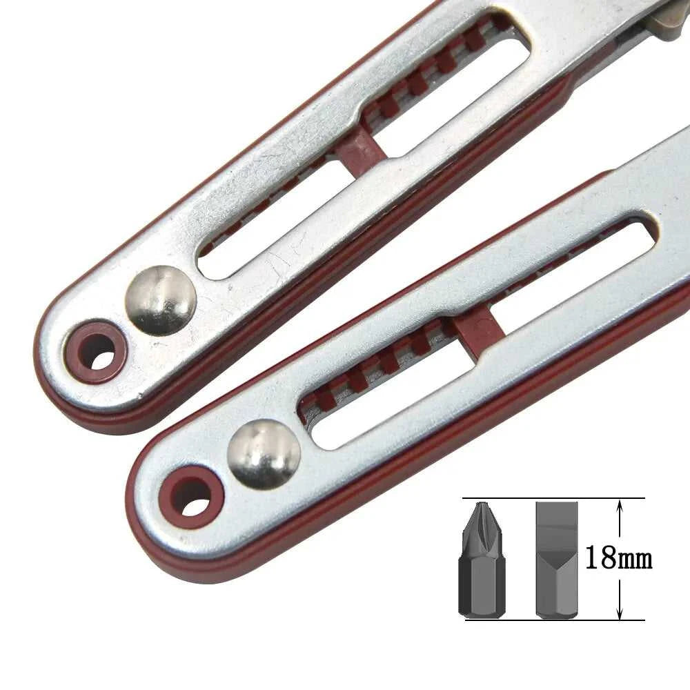 Multifunctional Bidirectional Forward and Reverse Ratchet Screwdriver Elbow Flat Head Wrench Cross Screwdriver Slotted Tool
