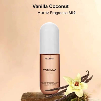 50ml Home Fragrance Spray Vanilla Coconut Scent Liquid Air Freshener Aromatherapy Mist Spray Valentine's Day Gifts Home Decor