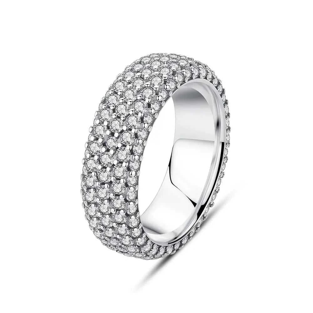 Original 925 Sterling Silver Ring Love Heart Pave CZ Crystal Stackable Rings For Women Wedding Engagement Birthday Gift Jewelry Éditions Traditions & Modernité Inc. 186727150;20260628;1782690174gCmc6