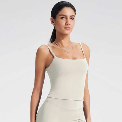 NCLAGEN GYM Tank Top With Built In Bra women's Yoga clothing running Square Neck fitness vest beautiful back sports Workout Éditions Traditions & Modernité Inc. 186642574;20260626;1782517547ZAGL9