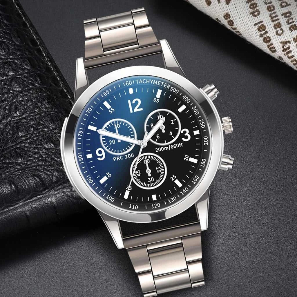 1/2PCS Men Business Watches Fashion Men's Steel Band Quartz Watch with Bracelet（Box not Included） Éditions Traditions & Modernité Inc. 186728091;20260629;1782691242rPFQK