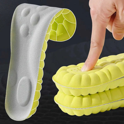 1/2/4pairs Latex Sport Insoles Soft High Elasticity Shoe Pads Orthotic Breathable Shock Absorption Cushion Arch Support Insole Éditions Traditions & Modernité Inc. 185981381;20260611;1781193823F9J4Z