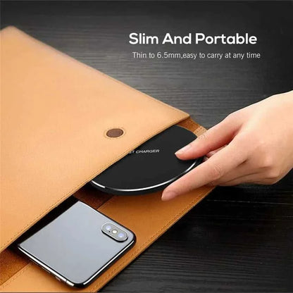 100W Fast Wireless Charger Pad For iPhone 15 14 13 12 X Pro Max 8 Samsung Galaxy S23 Xiaomi Wireless Charging Station Chargers