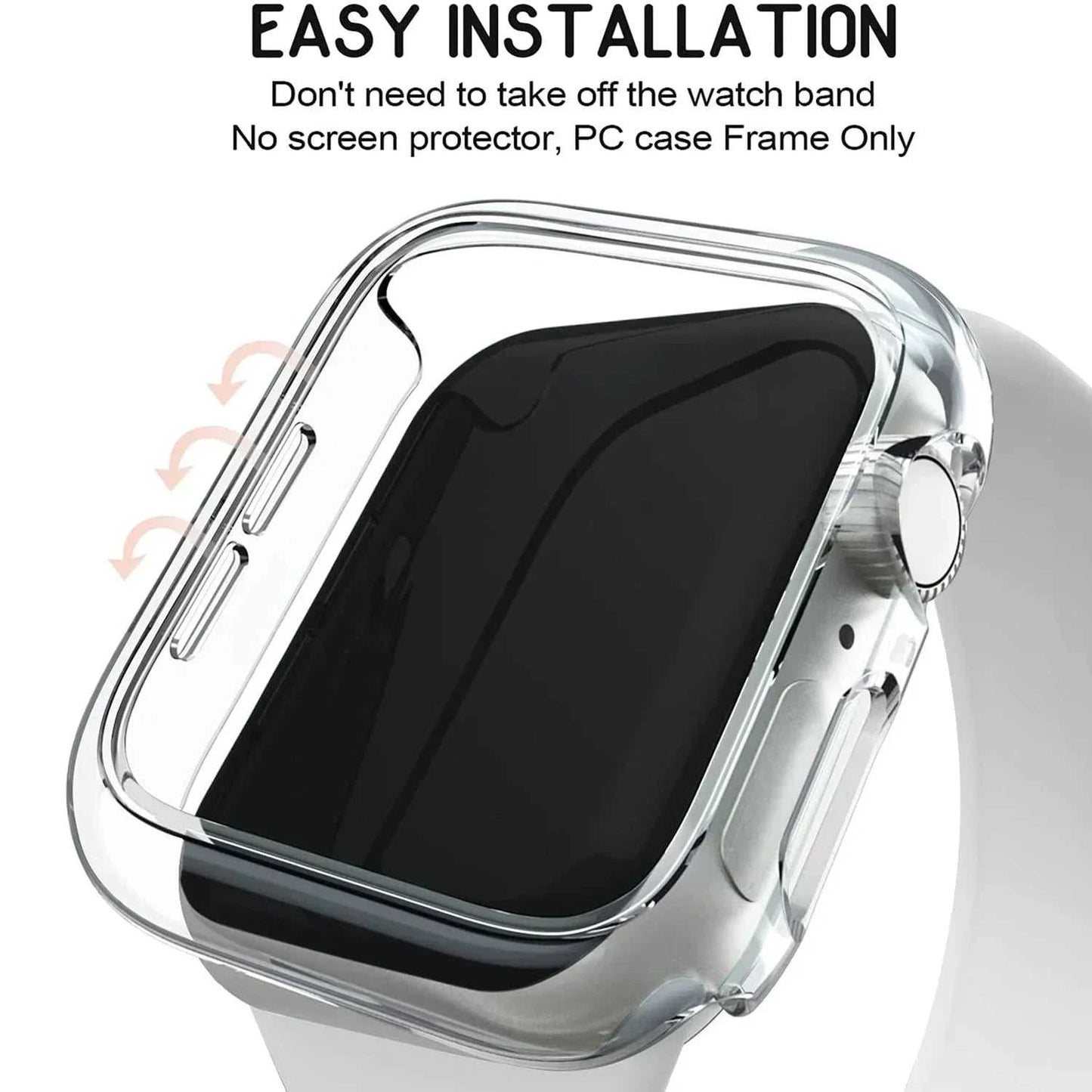 Cover for Apple Watch Case 45mm 41mm 44mm 40mm 42mm 38mm 46 49 mm Accessories PC Protector bumper iWatch Series 8 7 SE 6 5 4 3 9 Éditions Traditions & Modernité Inc. 185982793;20260611;1781193977UaUpP