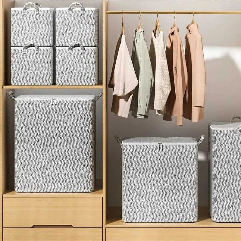 1pc Household Large Capacity Storage Bag Non-woven Material, Closet Wardrobe Organizer Can Be Used For Quilt Clothing, Toys Éditions Traditions & Modernité Inc. 185980791;20260611;1781193681hIDsz