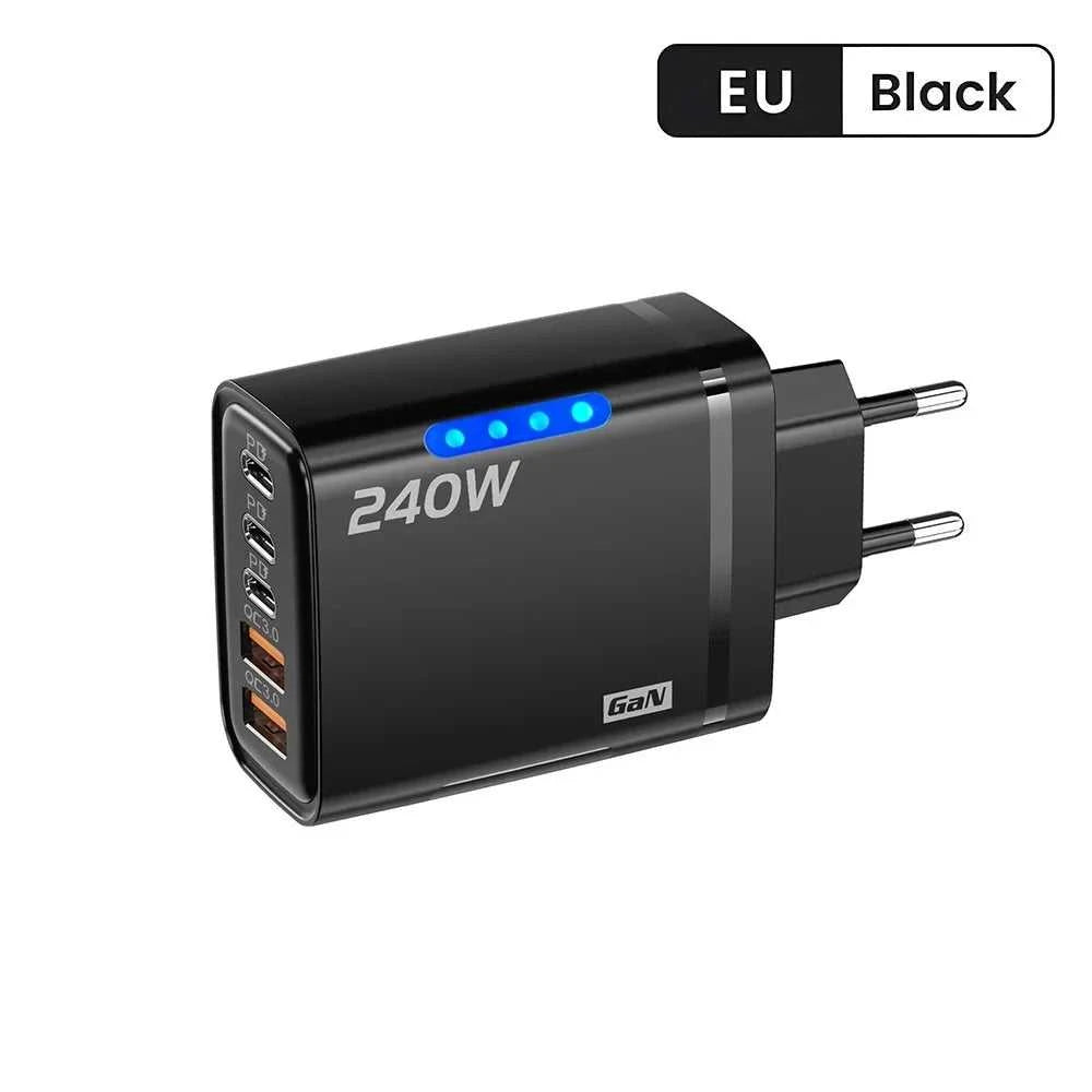 5-in-1 Fast Charging Station Power All Devices Faster Éditions Traditions & Modernité Inc. 14:1052#0.25M 10A Cable
