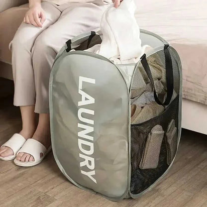 Mesh Pop-up Laundry Basket, Laundry Basket, Foldable Dirty Clothes Storage Basket, Large Capacity Storage Basket Éditions Traditions & Modernité Inc. 185981020;20260611;1781193748QKu6V