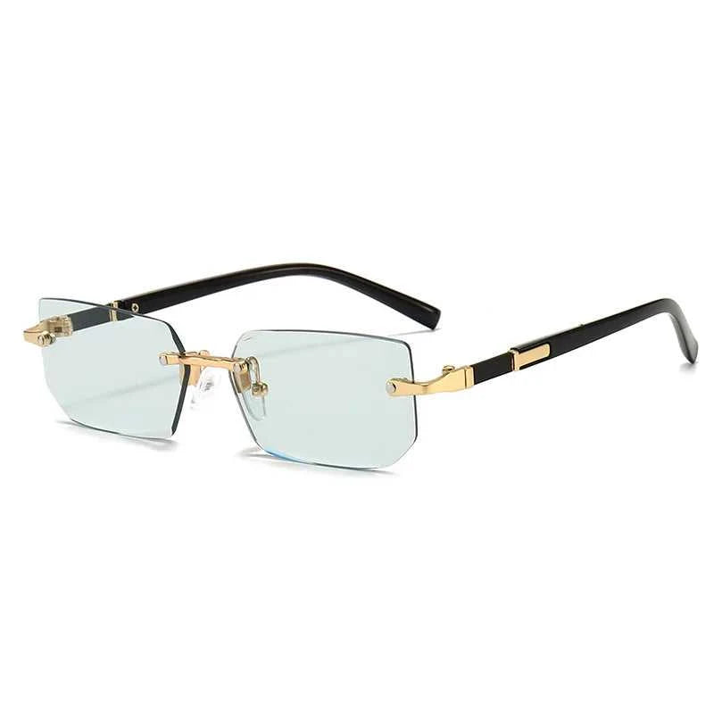 Rectangle Rimless Sunglasses for Men and Women Summer Style Éditions Traditions & Modernité Inc. 71:193;73:496