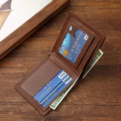 Men's leather short wallet thin wallet foldable minimalist soft leather wallet Éditions Traditions & Modernité Inc. 185980927;20260611;1781193725Xyipl