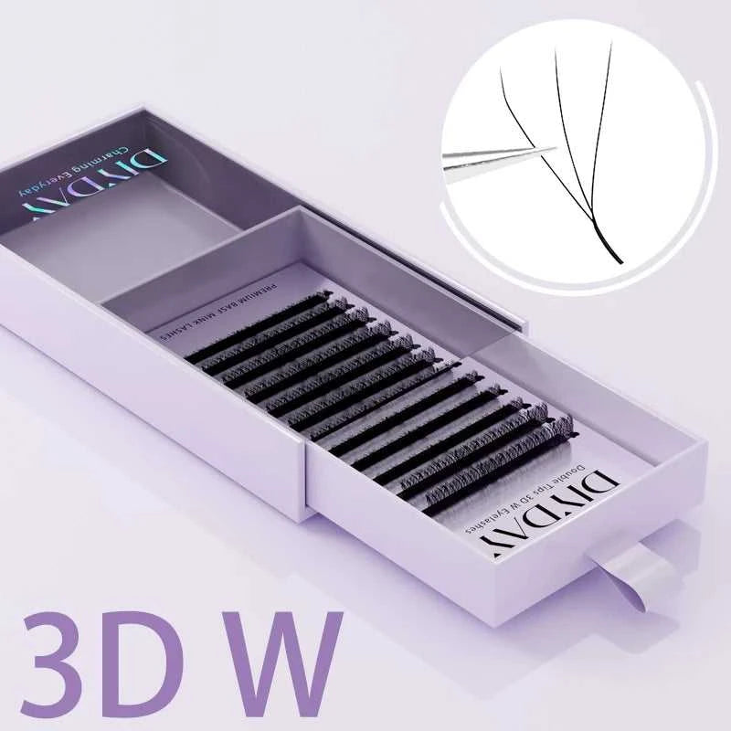 DIYDAY W Shape Eyelashes Extensions W Shaped Bloom 3d 4d 5d 6d 7d 8d Eye Lashes Natural Soft Premade Fan Lash Extensions Éditions Traditions & Modernité Inc. 185980101;20260611;1781193587w9ZkL