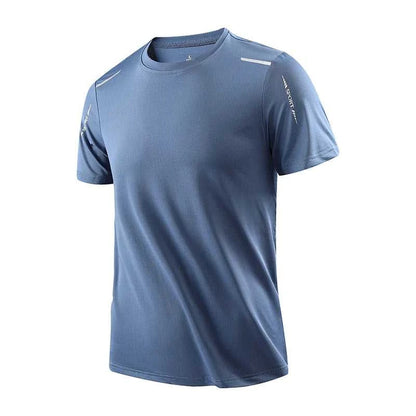 CHRLCK Men's Running Quick Drying T-shirts Breathable Hiking Fishing Tees Soft Elasticity Outdoor Sports Short Shirt Summer Éditions Traditions & Modernité Inc. 185979976;20260611;1781193511AXaoq