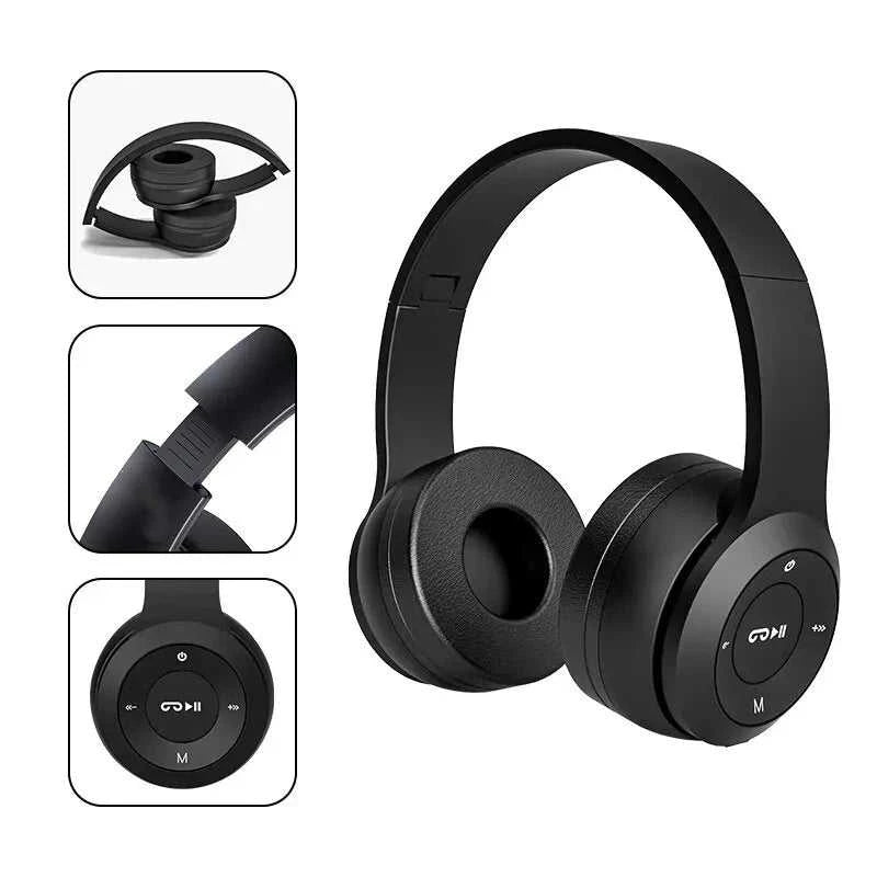 Handsfree Wireless Headphones Noise Canceling Headphone Earphone P47 headset Bluetooth Head Phone for iPhone Huawei Samsung S22 Éditions Traditions & Modernité Inc. 186083289;20260613;1781386267W9bhb