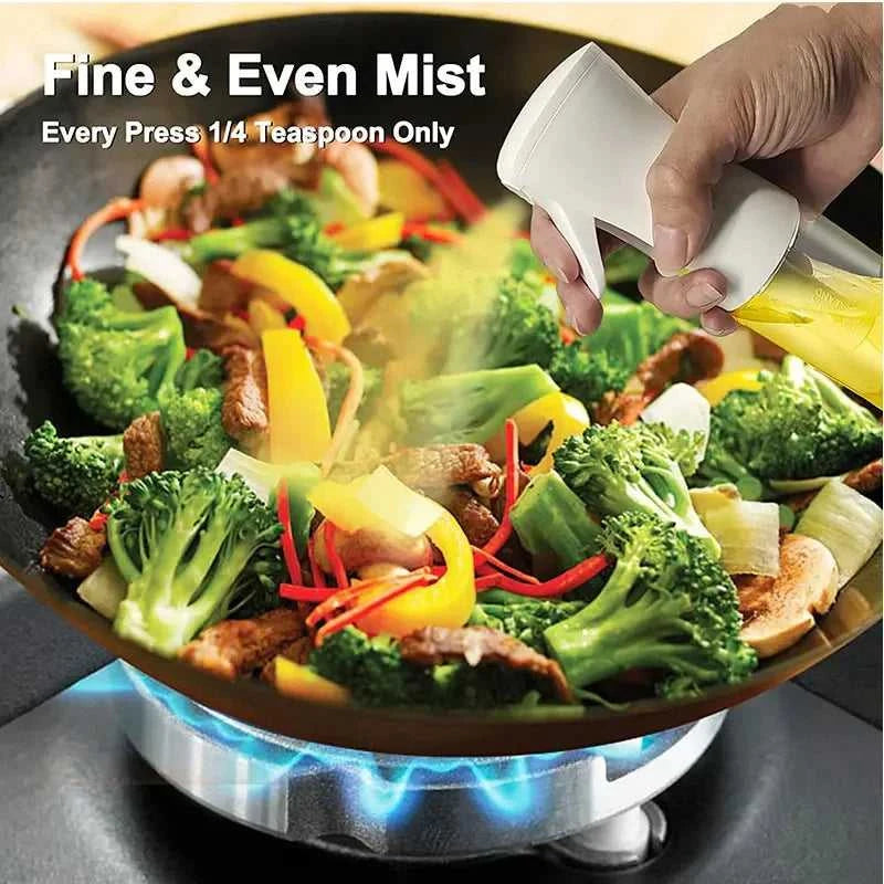 200/300/500ml Oil Spray Bottle BBQ Cooking Olive Oil Sprayer Plastic Baking Oil Spray Empty Bottle Vinegar Bottle Or Oil brush Éditions Traditions & Modernité Inc. 185980650;20260611;1781193656phbKP