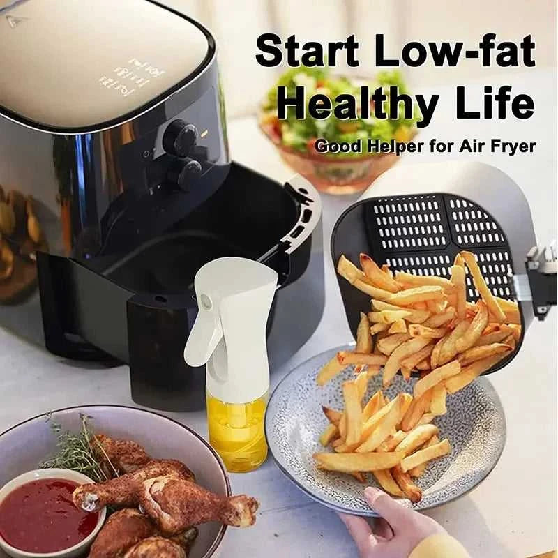 200/300/500ml Oil Spray Bottle BBQ Cooking Olive Oil Sprayer Plastic Baking Oil Spray Empty Bottle Vinegar Bottle Or Oil brush Éditions Traditions & Modernité Inc. 185980650;20260611;1781193656phbKP