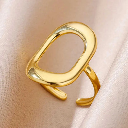 316L Stainless Steel Rings for Women Gold Color Never Fade Luxury Classic rings wedding couple rings Jewelry Free Shipping Éditions Traditions & Modernité Inc. 186727648;20260628;17826904053M55t