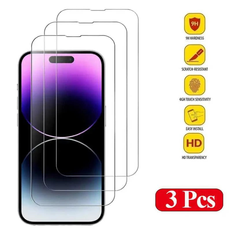 Tempered Glass for iPhone 14 Pro 15 16 17 13 12 11 pro max screen protector for iphone 15 pro mica for iphone 13 14 pro glass Éditions Traditions & Modernité Inc. 185980603;20260611;1781193646SLVcQ