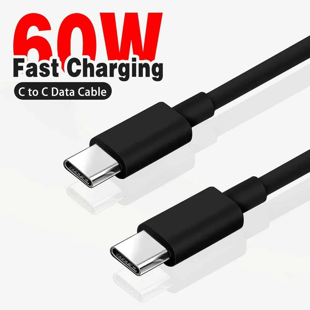 60W USB C to USB C Fast Charging Cable Éditions Traditions & Modernité Inc. 14:1052;200000555:200007624