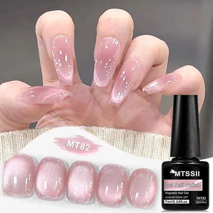 Pink Story Cat Magnetic Gel Nail Polish Nude Pink Gold Light Semi Permanent UV Gel Varnish Soak Off Nail Supplies Manicure DIY Éditions Traditions & Modernité Inc. 185982849;20260611;178119397704DHk