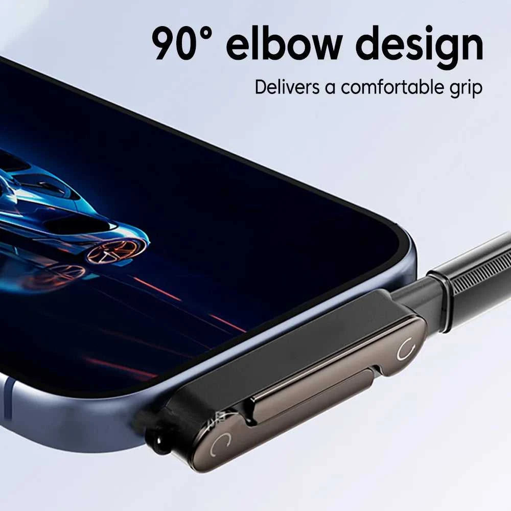 1/2/3PCS Type C Phone Charging Bracket Adapter 240W Fast Charging OTG Type-C Male to USB-C Female Converter With foldable Holder