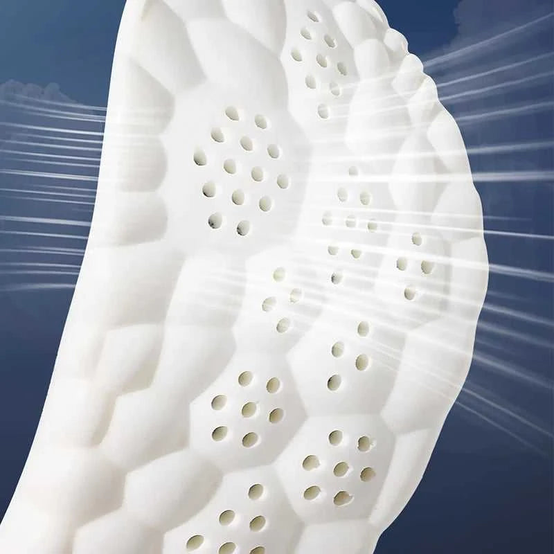 1/2/4pairs Latex Sport Insoles Soft High Elasticity Shoe Pads Orthotic Breathable Shock Absorption Cushion Arch Support Insole Éditions Traditions & Modernité Inc. 185981381;20260611;1781193823F9J4Z