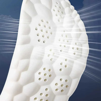 1/2/4pairs Latex Sport Insoles Soft High Elasticity Shoe Pads Orthotic Breathable Shock Absorption Cushion Arch Support Insole Éditions Traditions & Modernité Inc. 185981381;20260611;1781193823F9J4Z