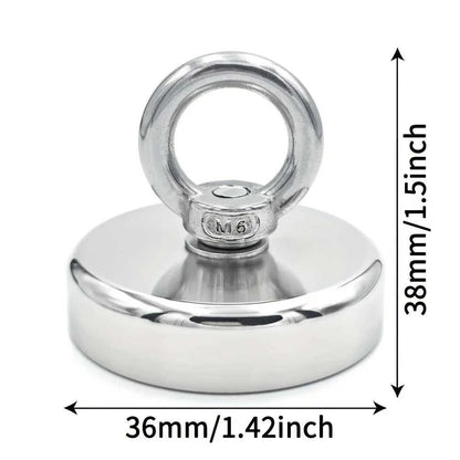 D16~D42mm Super Strong Neodymium Fishing Hook N52 Heavy Duty Rare Earth Neodymium with Countersunk Hole Eyebolt Salvage Magnetic Éditions Traditions & Modernité Inc. 186083959;20260613;1781386369yZ0Yi