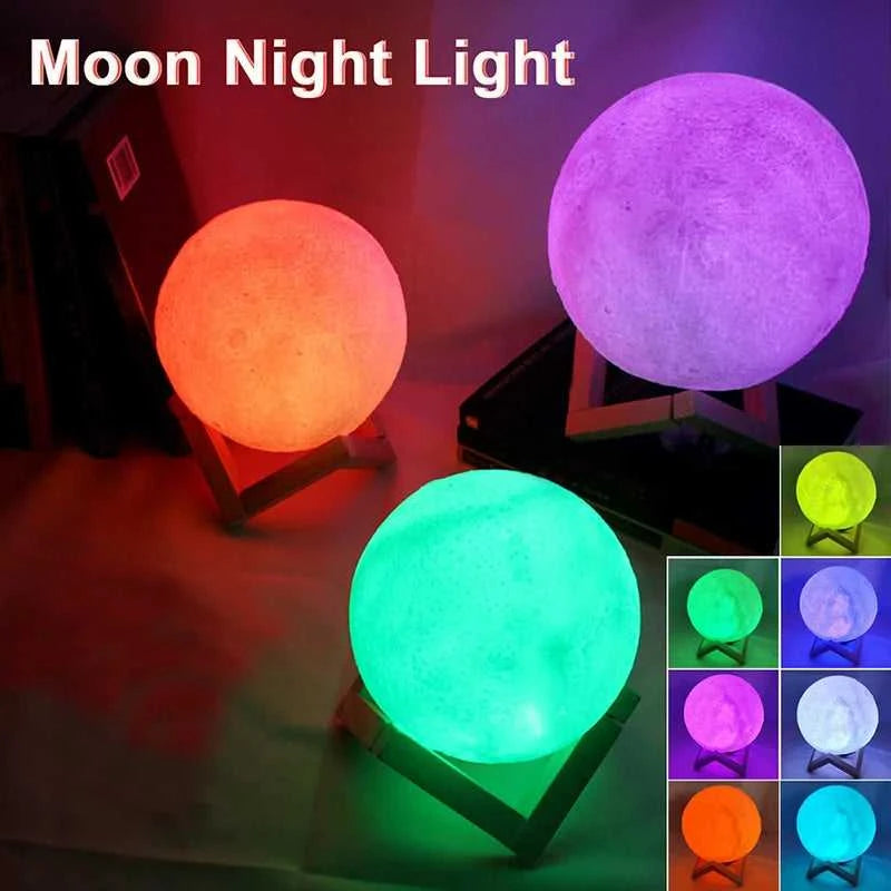 Book Light LED Moon Light Galaxy Light, Moon Night Light, Girl, Boy, Child Birthday Gift, Bedroom Decoration Indoor lighting Éditions Traditions & Modernité Inc. 185981064;20260611;1781193766SCKfT