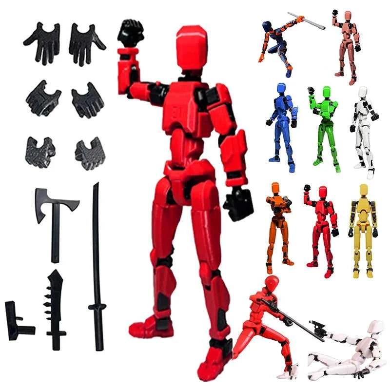 1PCS 13 Joints Figure Articulate Movable Dummy Doll Diy Assembly Toy 3D Printed Action Figure Stop Motion Animation Dummy Éditions Traditions & Modernité Inc. 186225923;20260617;1781706257Dw8aY