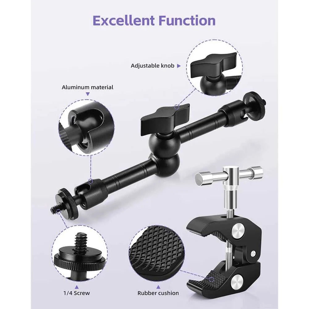 9 Inch Articulating Magic Arm with Super Clamp Kit Accessoires des appareils photos Éditions Traditions & Modernité Inc. 184324448;2026054;17779067338KgoP