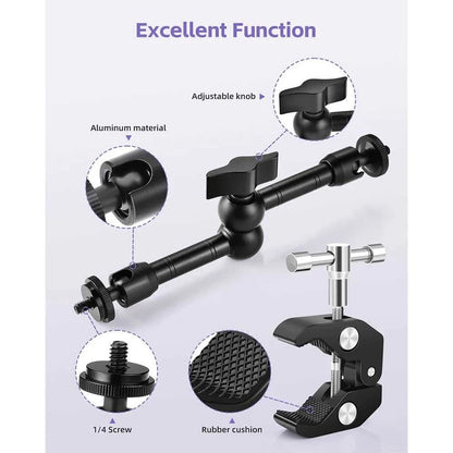 9 Inch Articulating Magic Arm with Super Clamp Kit Accessoires des appareils photos Éditions Traditions & Modernité Inc. 184324448;2026054;17779067338KgoP