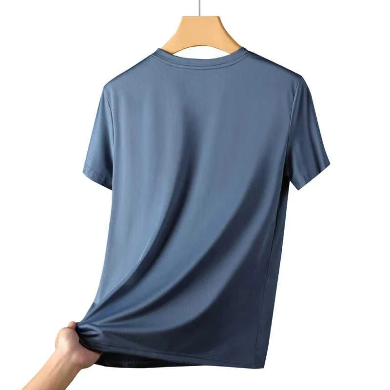 CHRLCK Men's Running Quick Drying T-shirts Breathable Hiking Fishing Tees Soft Elasticity Outdoor Sports Short Shirt Summer Éditions Traditions & Modernité Inc. 185979976;20260611;1781193511AXaoq