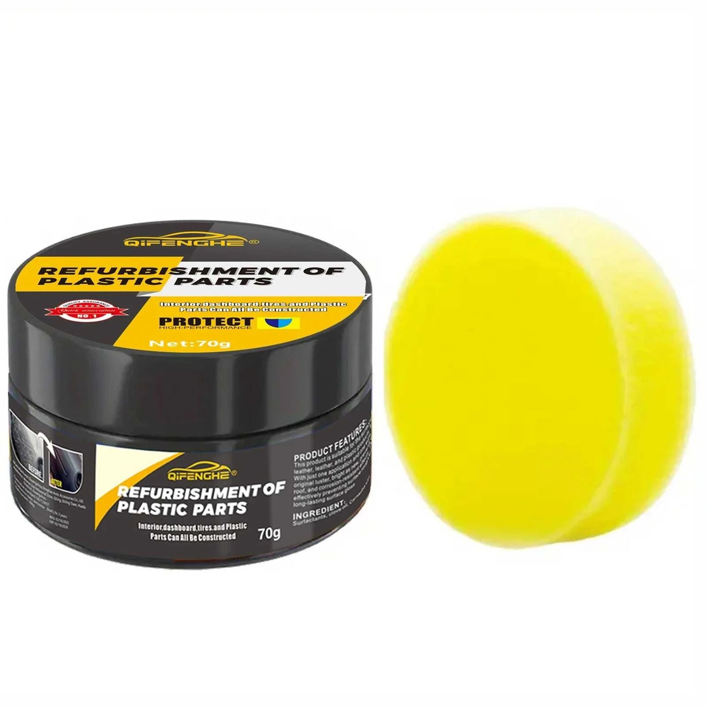 automotive plastic repair agent-interior and exterior plastic polishing wax, scratch repair anti-aging cream, suitable for tires Éditions Traditions & Modernité Inc. 185980838;20260611;1781193699mY4mF