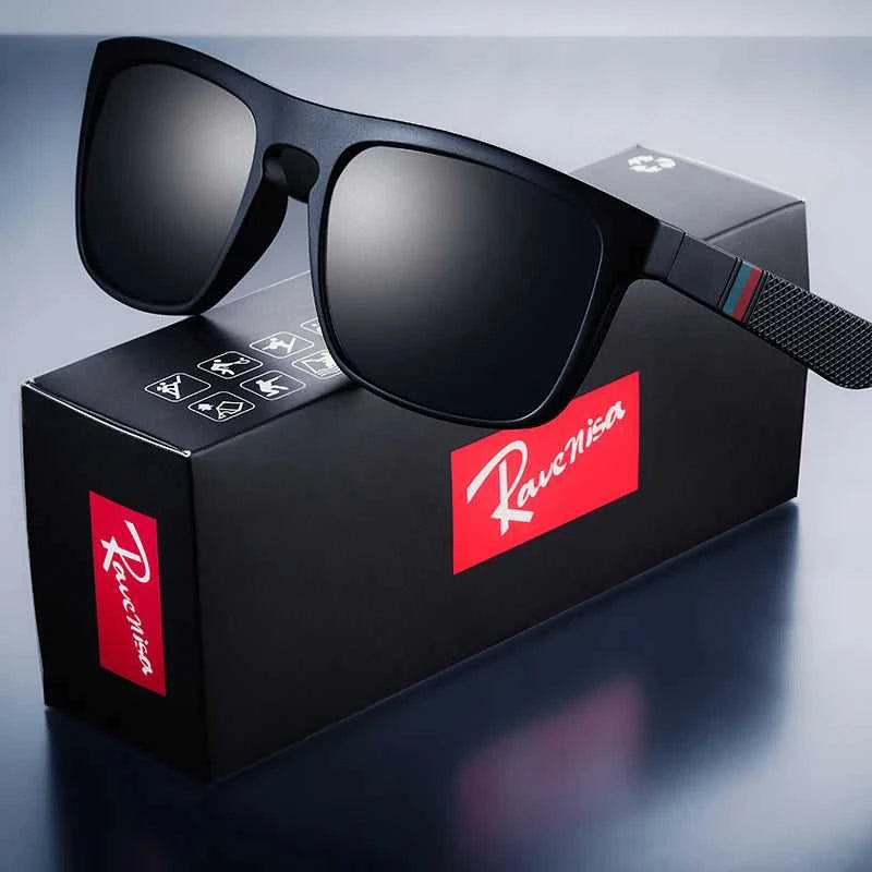 Fashion Square Vintage Polarized Sunglasses Men Women Retro Driving Fishing Sun Glasses UV400 Eyewear