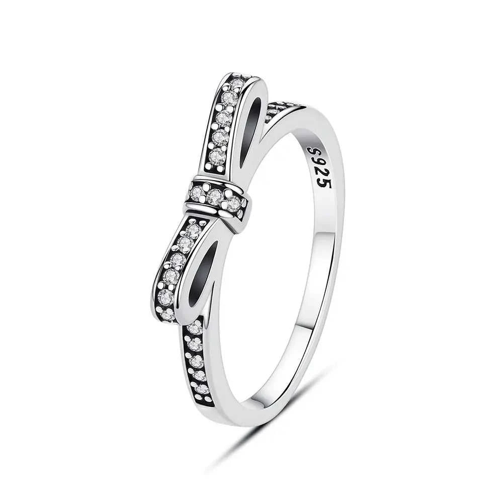 Original 925 Sterling Silver Ring Love Heart Pave CZ Crystal Stackable Rings For Women Wedding Engagement Birthday Gift Jewelry Éditions Traditions & Modernité Inc. 186727150;20260628;1782690174gCmc6