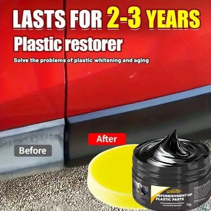 automotive plastic repair agent-interior and exterior plastic polishing wax, scratch repair anti-aging cream, suitable for tires Éditions Traditions & Modernité Inc. 185980838;20260611;1781193699mY4mF